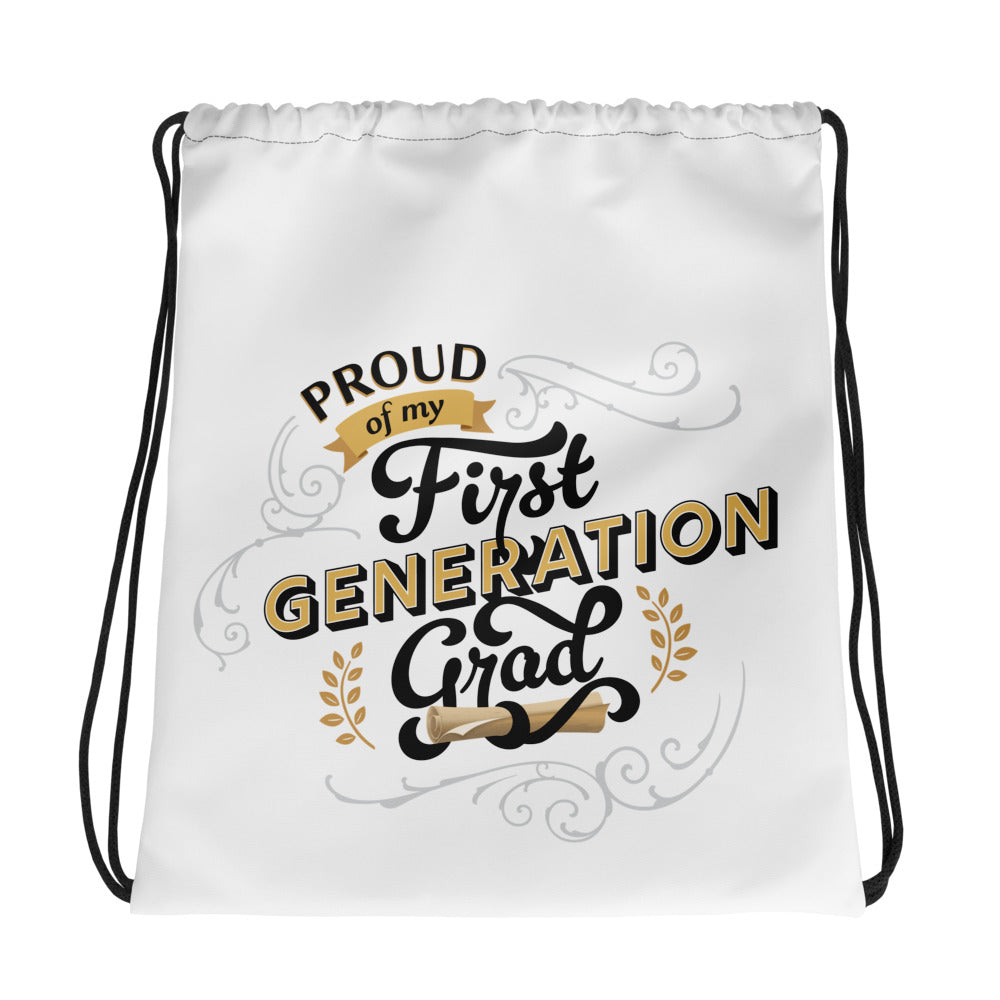 Proud Parent (or Supporter!) Drawstring bag